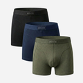 Navy Green Boxer Brief 3P